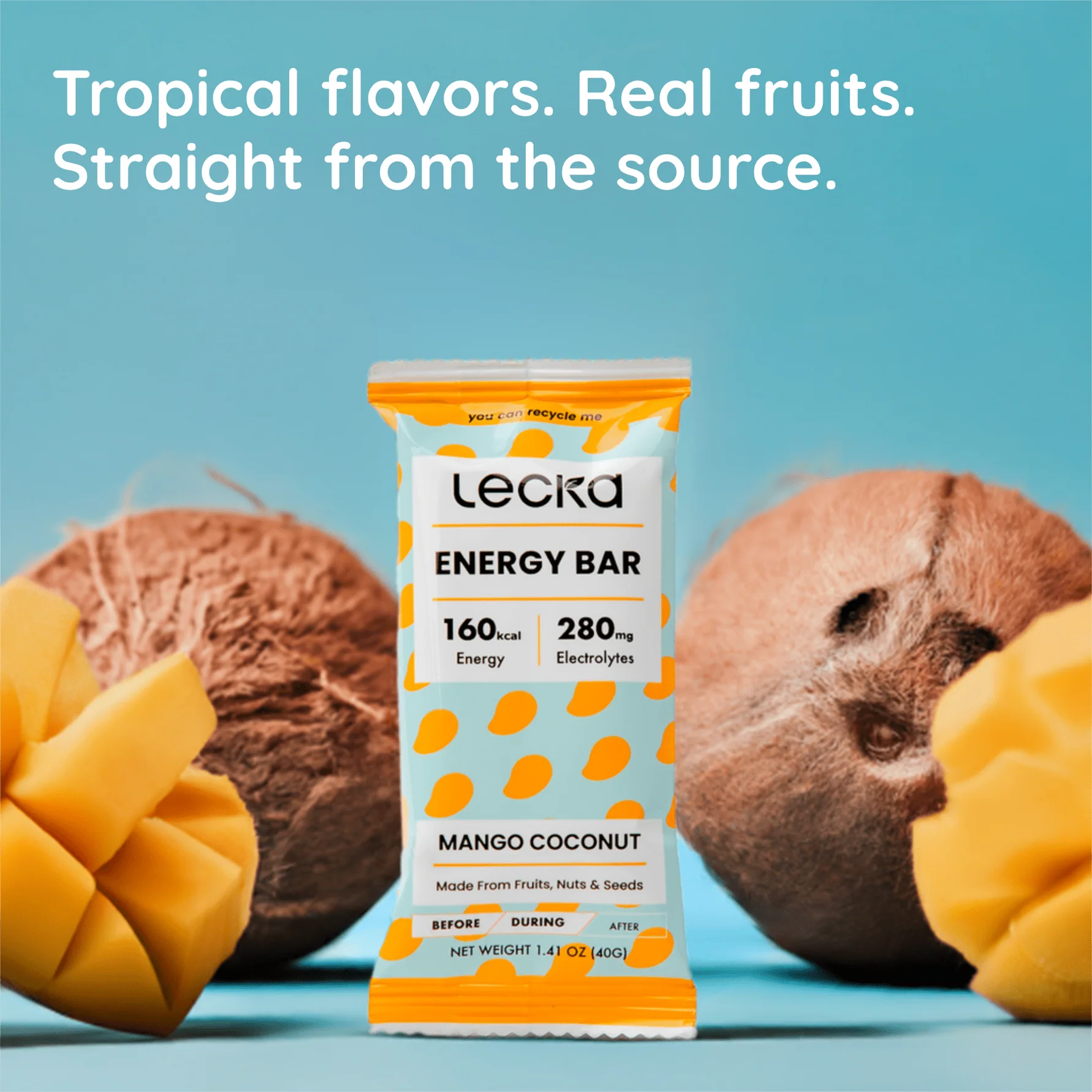 Energie Riegel - Mango Kokosnuss